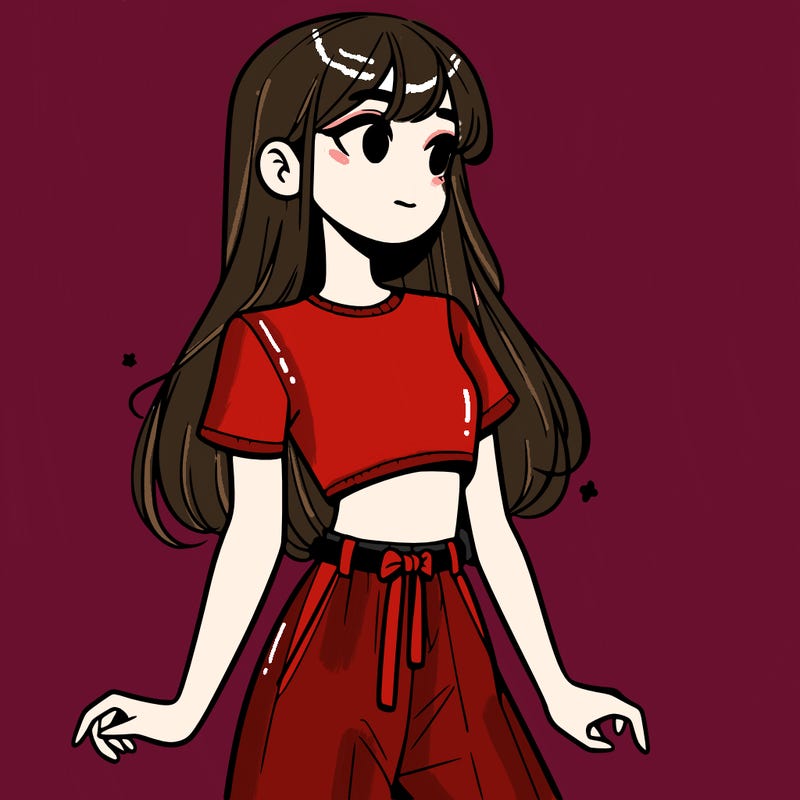 girl in a cute crop top