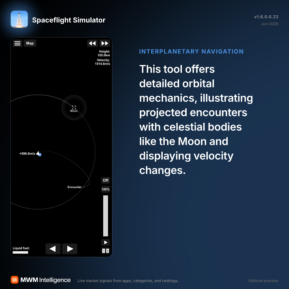 Spaceflight Simulator - Games App | MWM