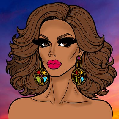 realistic drag queen
