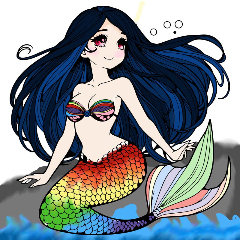 hyper realistic mermaid