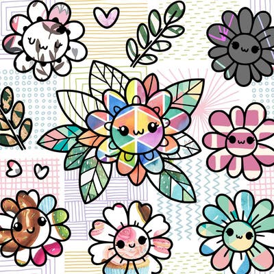 cute flower patterns