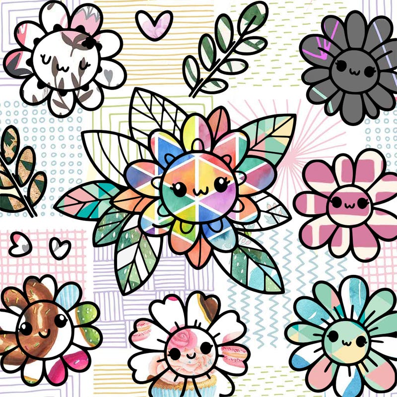 cute flower patterns