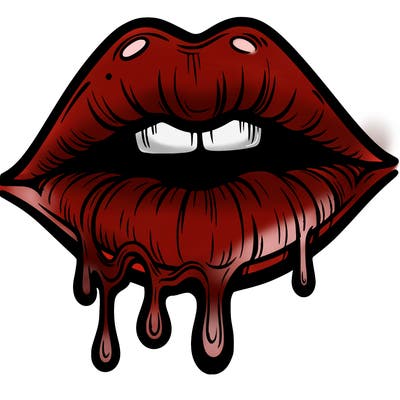 lips that look realistic and drip