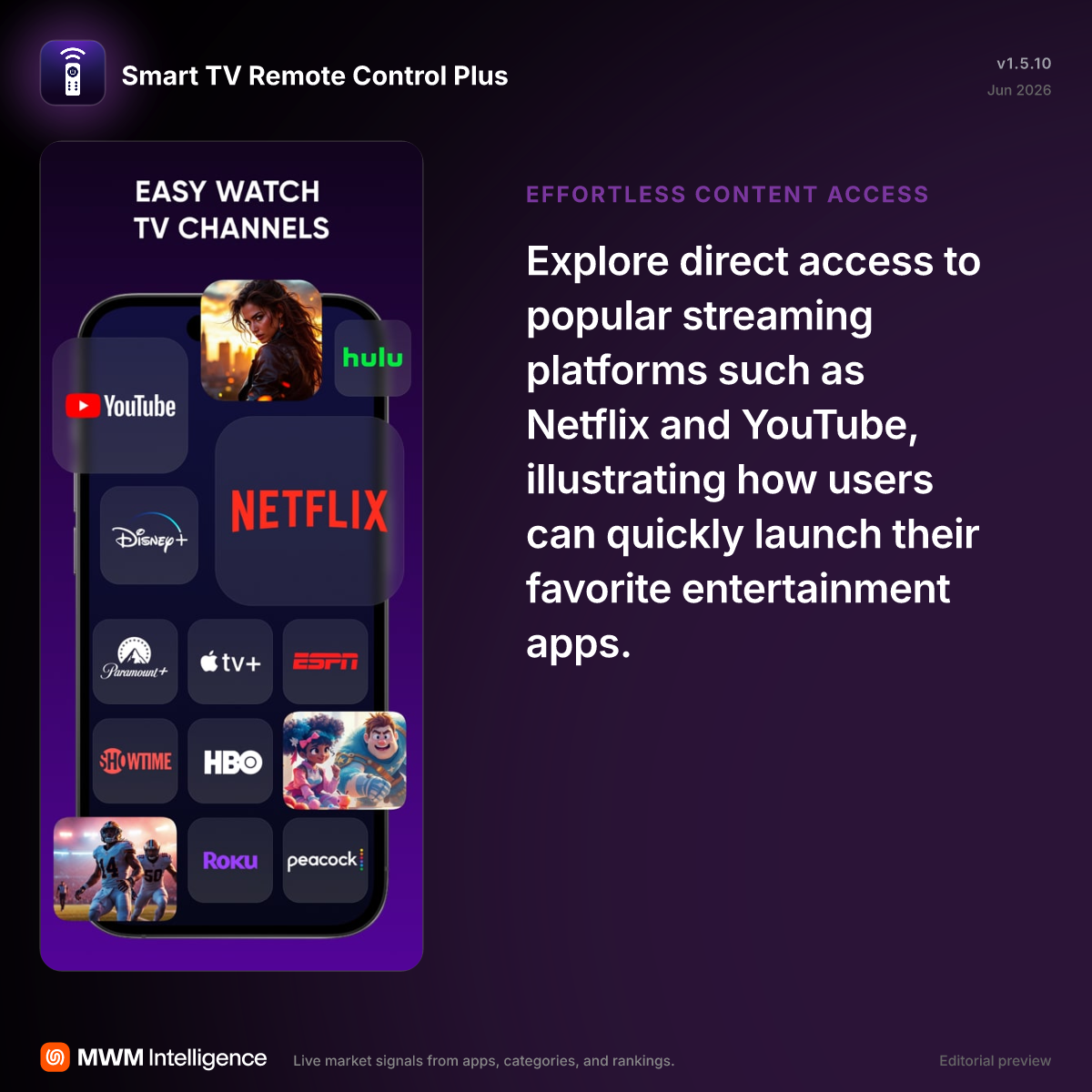 Smart TV Remote Control Plus - Utilities App | MWM