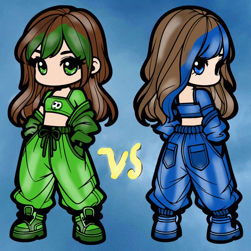 girl in crop top and baggy pants