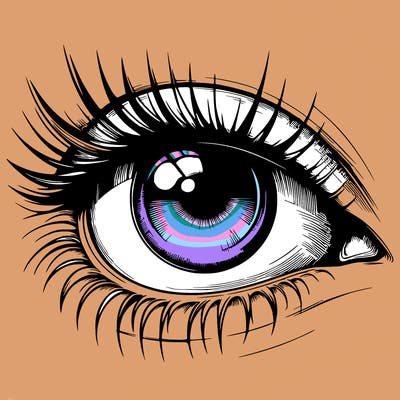 realistic eye