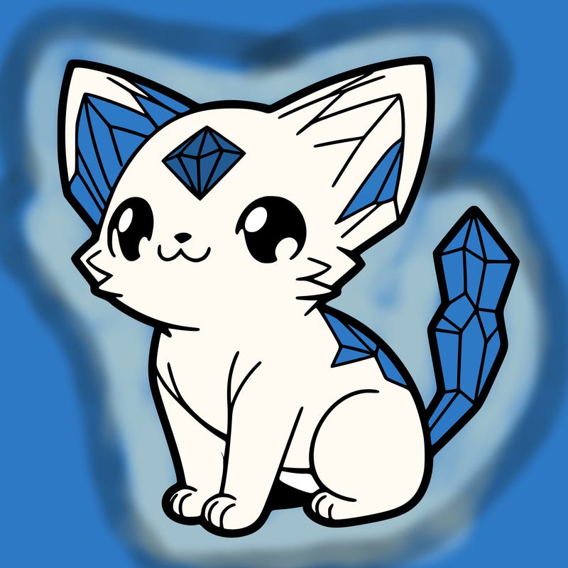 crystal kitten