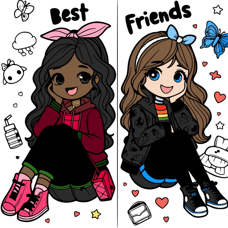 best friends girls