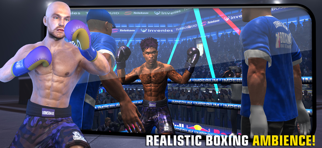 Boxing - Fighting Clash - Ambiente realista de arena de boxeo en el juego móvil Boxing Fighting Clash