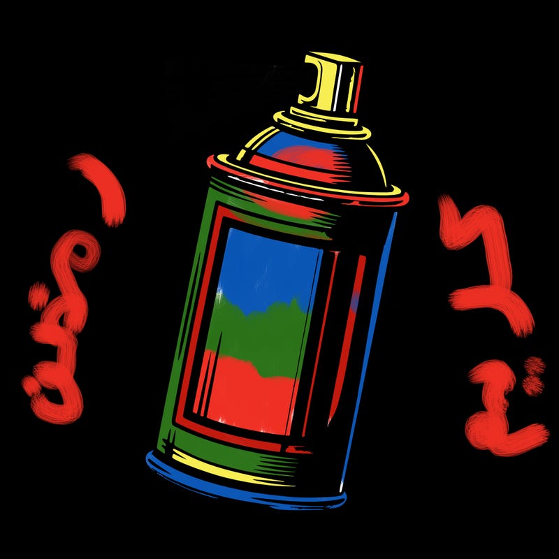 spray paint bottle