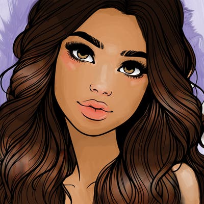 beautiful realistic girl