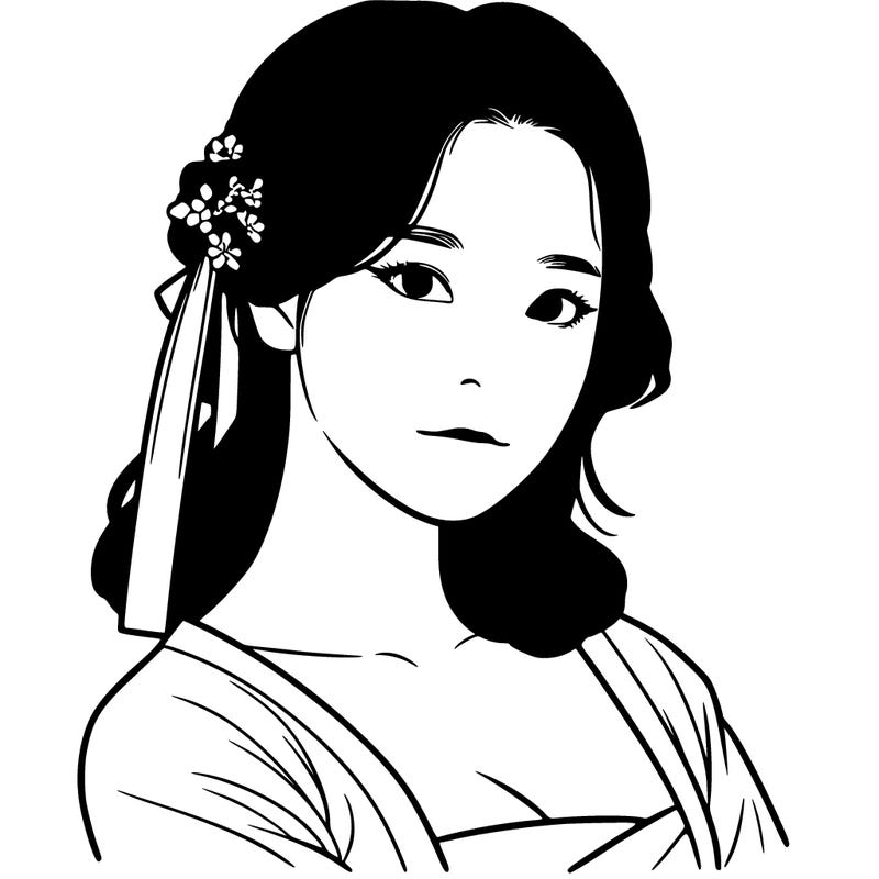 korean woman realistic