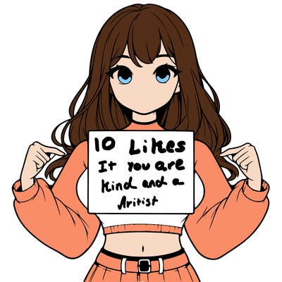 girl holding a blank sign in a long sleeve crop top