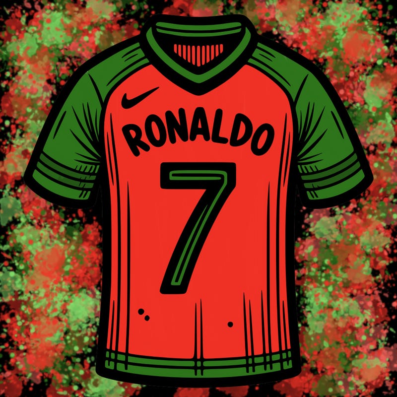 soccer jersey name ronaldo number seven