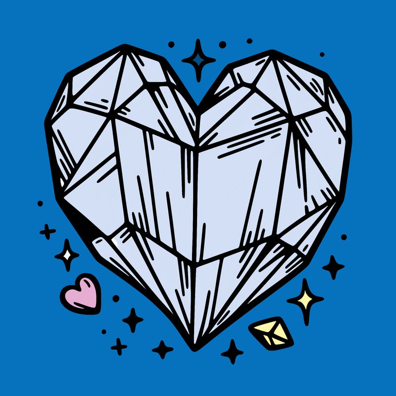 crystal heart