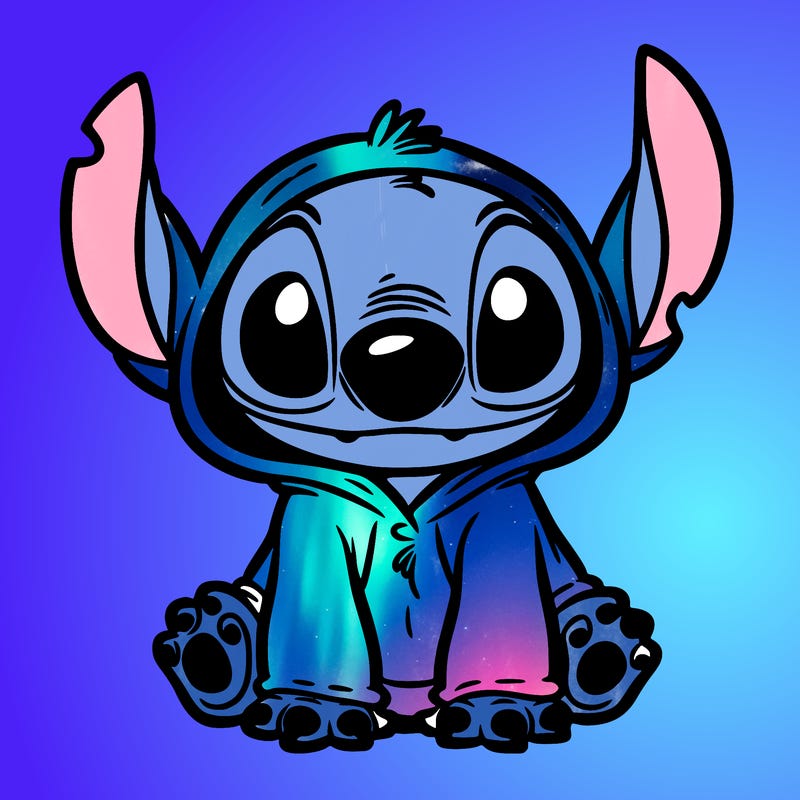 stitch in a dog costume