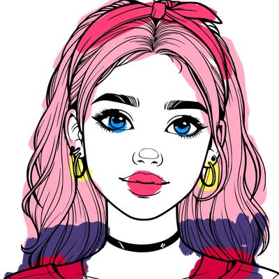 realistic teenage girl