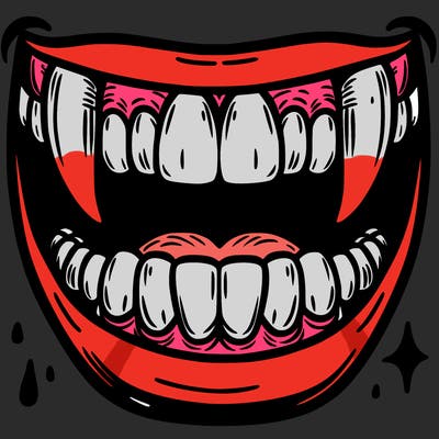 vampire teeth