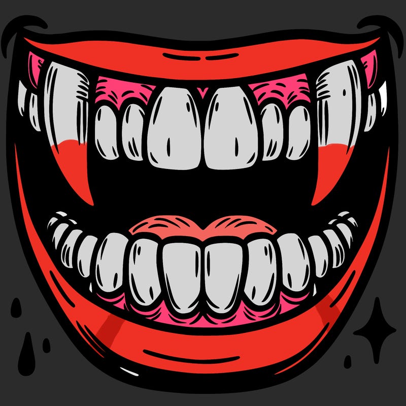 vampire teeth