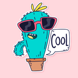 Desert Cactus Emoji & Stickers