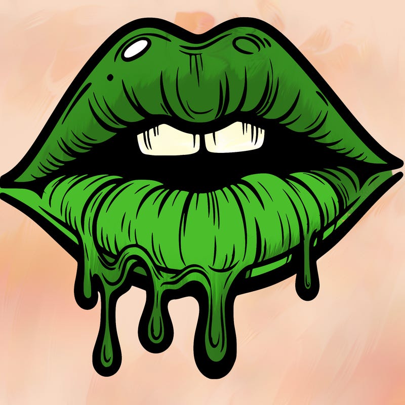 lips that look realistic and drip