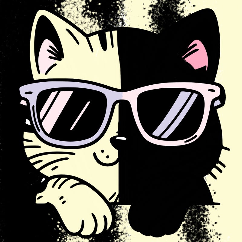 cat with sunglasses