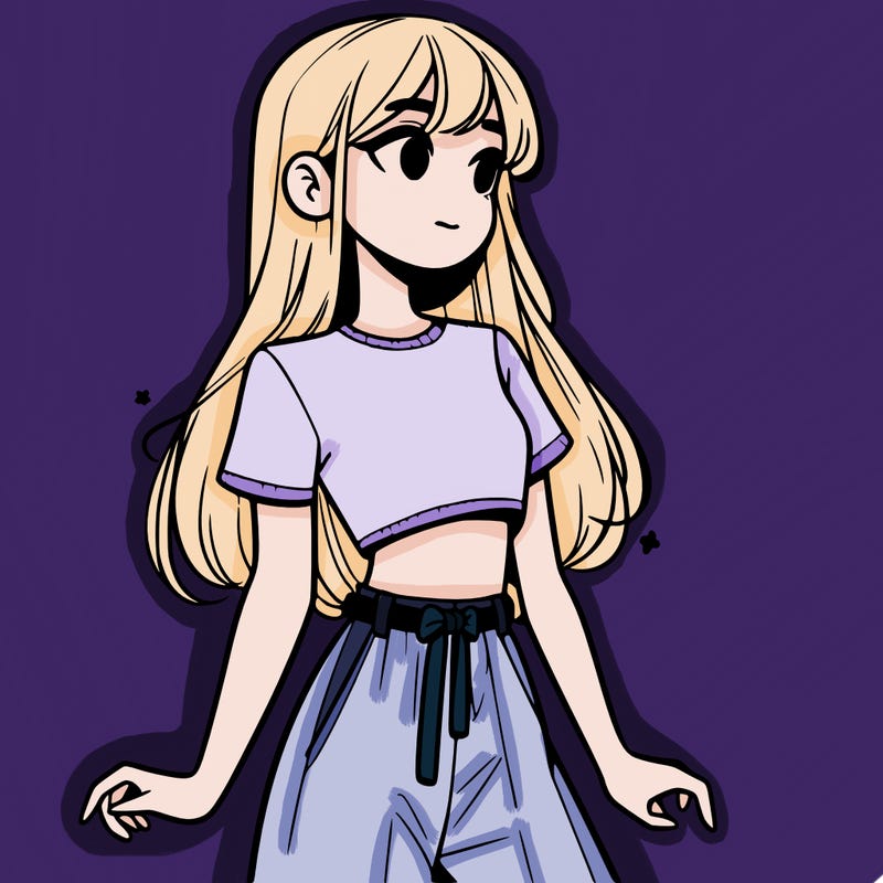 girl in a cute crop top