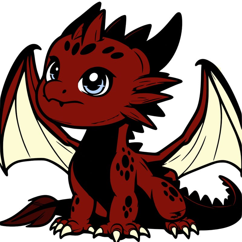 fierce baby night dragon