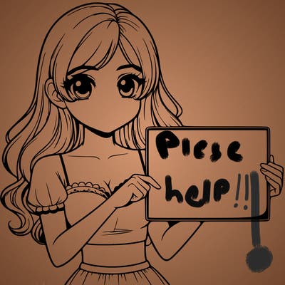 realistic pretty girl holding blank sign