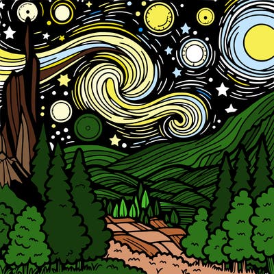 starry night serenity