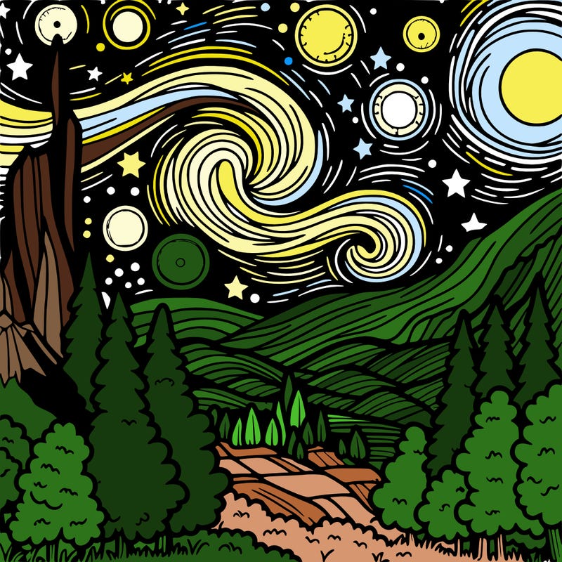 starry night serenity