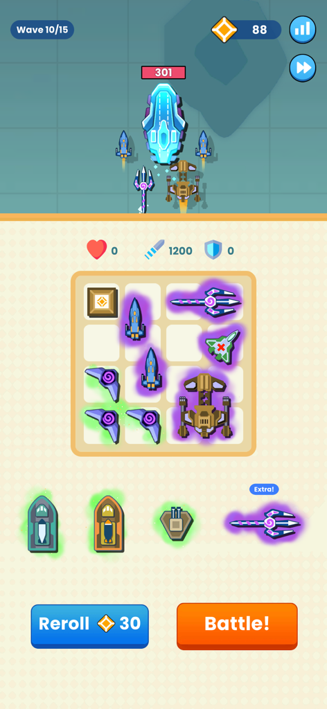 Inventory Merge Combat - Strategic inventory management grid and naval combat gameplay