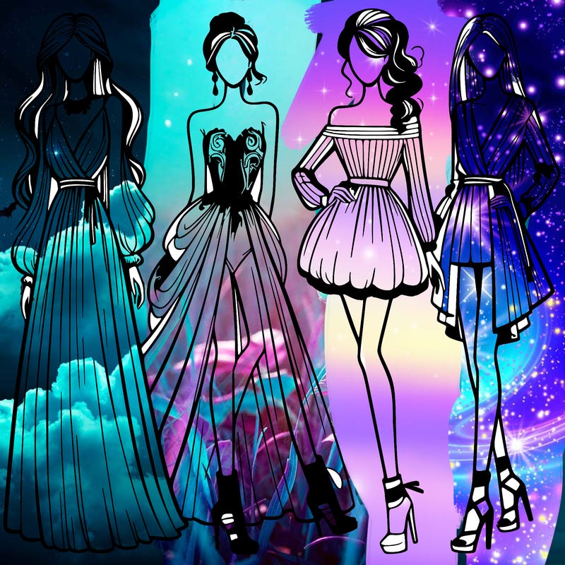 fashion models dresses