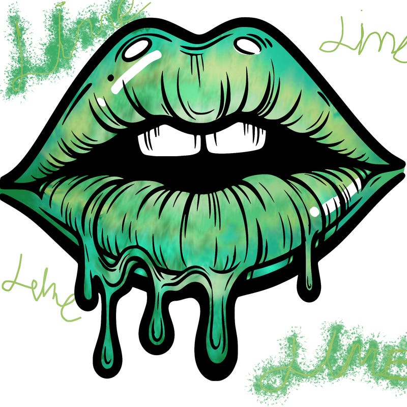 lips that look realistic and drip