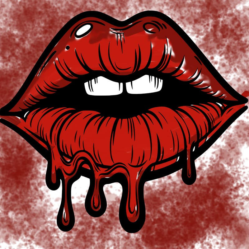 lips that look realistic and drip