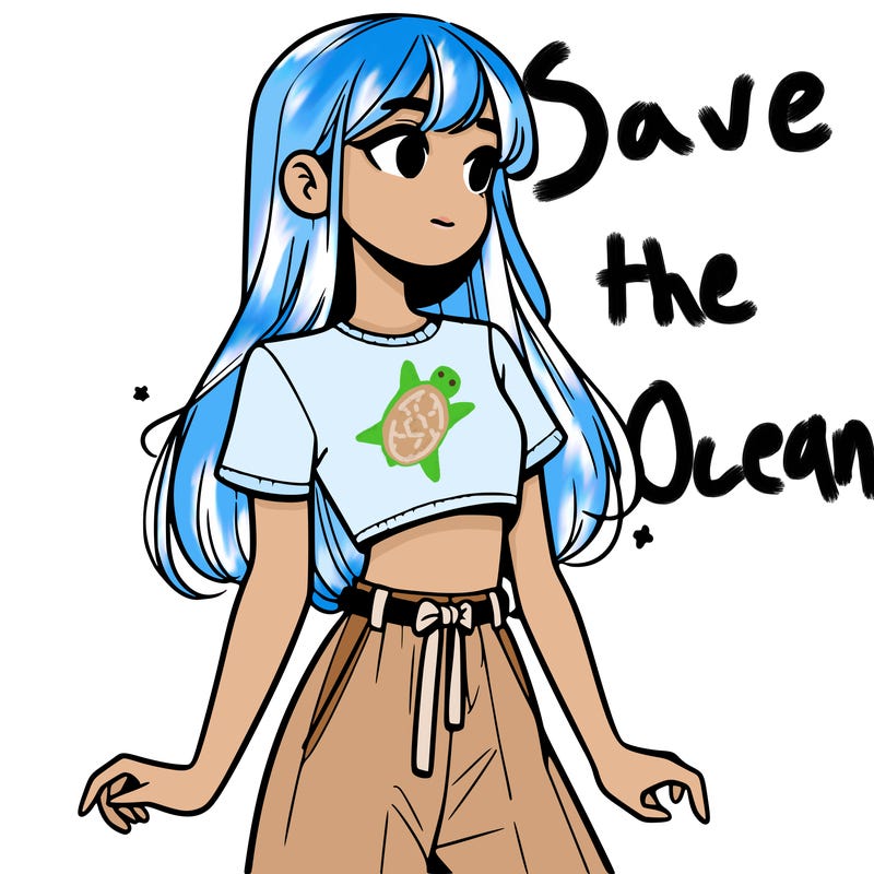 girl in a cute crop top