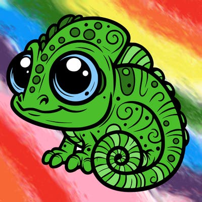 baby chameleon