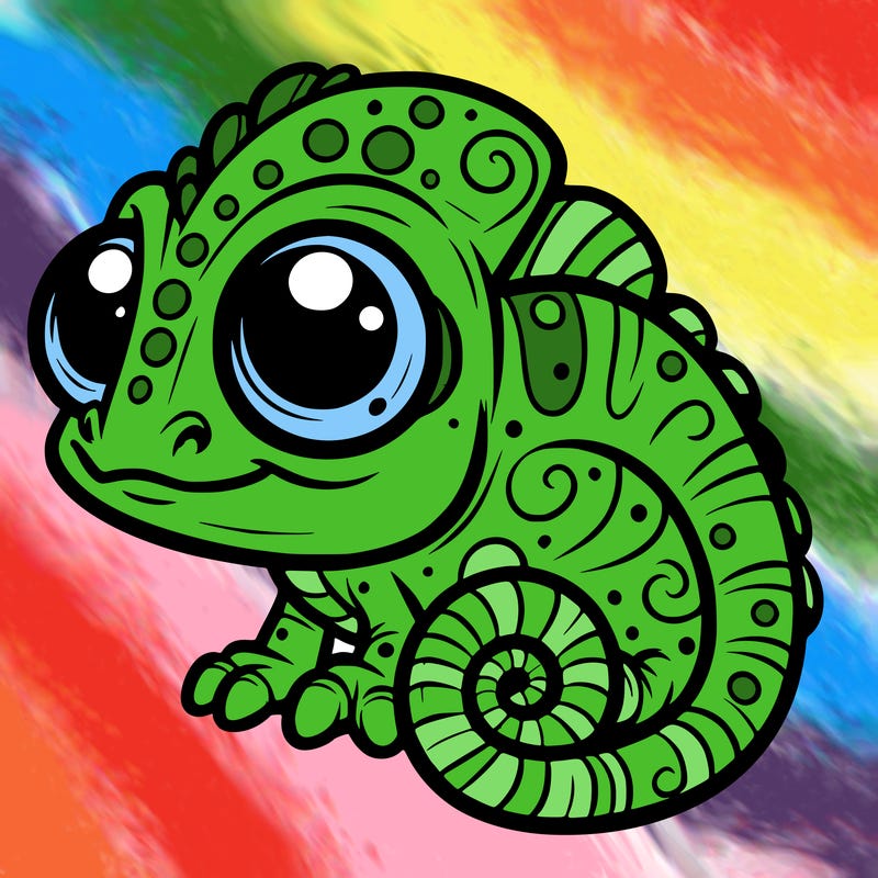 baby chameleon
