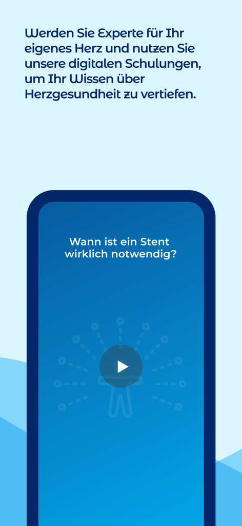 iATROS app interface featuring educational videos for heart disease management and prevention
