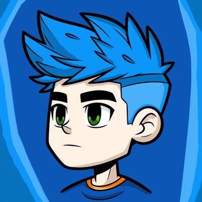 guy with short spikey hair