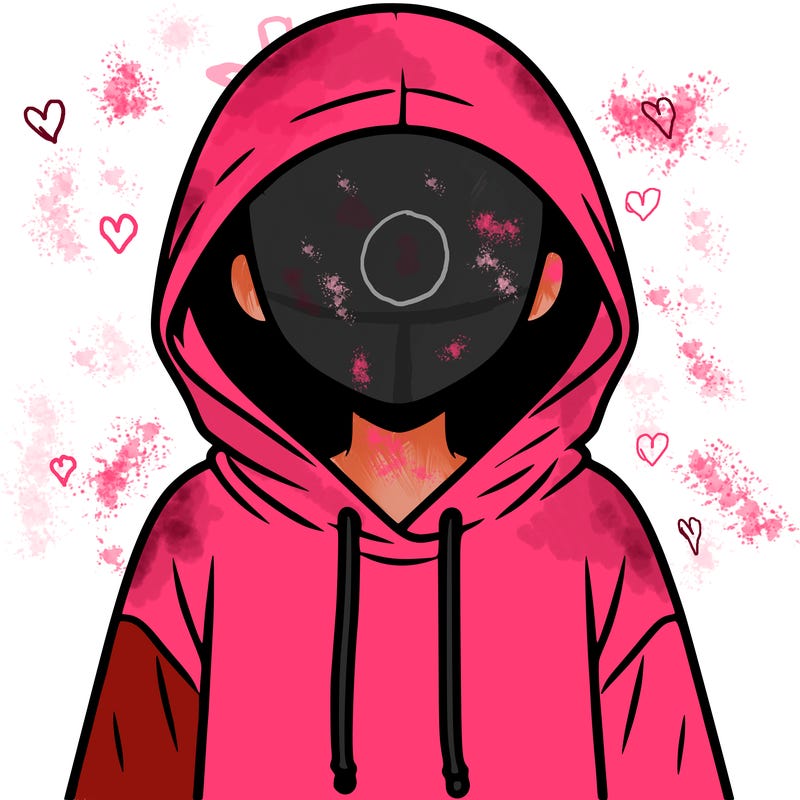 faceless girl in hoodie