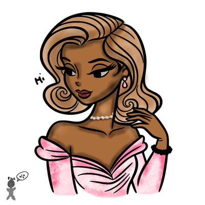 an elegant woman