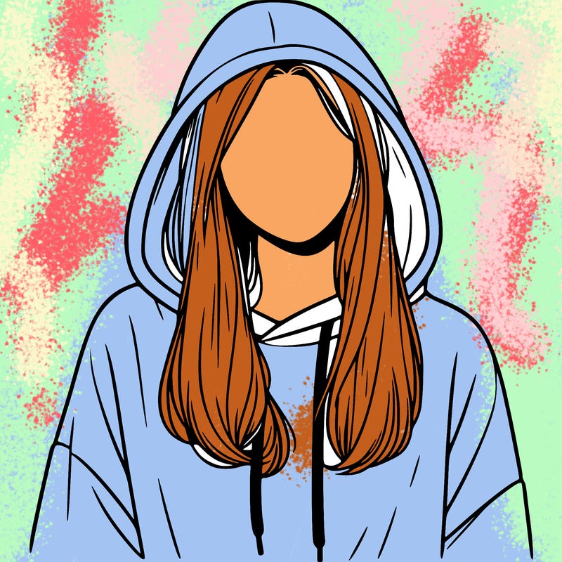 female hoodie.