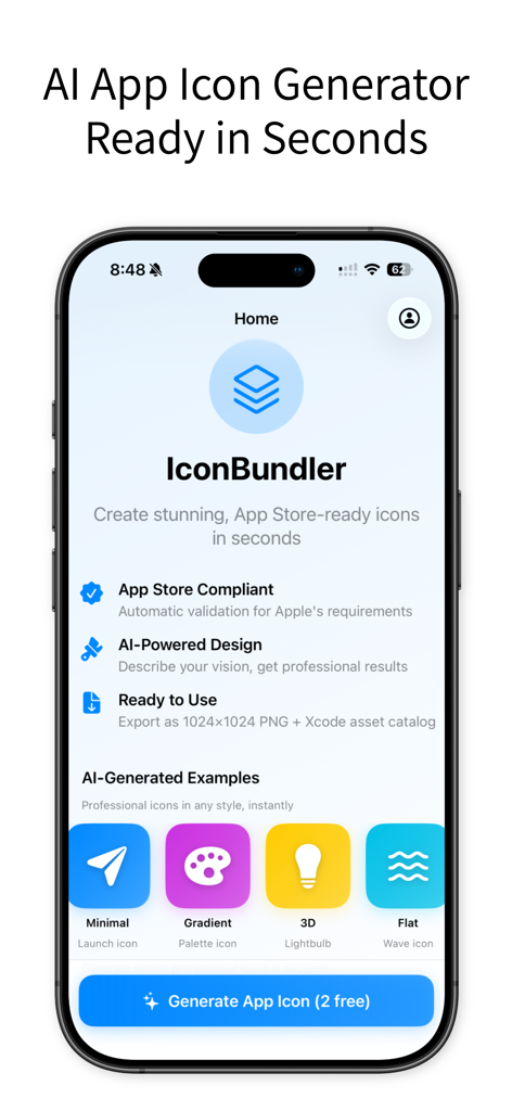 IconBundler - AI Icon Maker - Developer Tools App | MWM