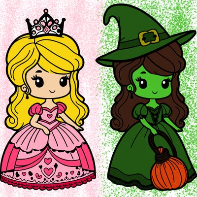 princess as a witch