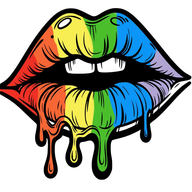 lips that look realistic and drip