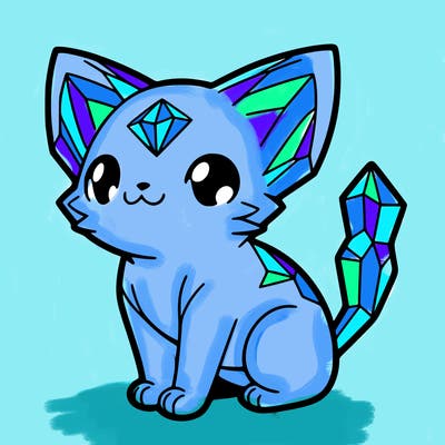 crystal kitten