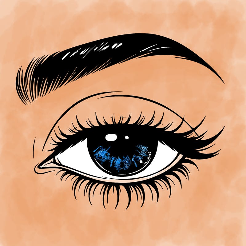 eye closed realistic