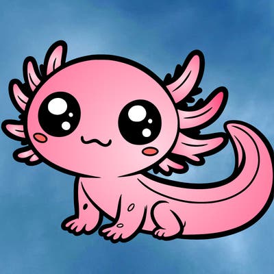 cute axolotl