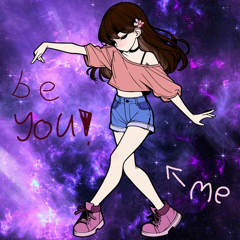 realistic girl danceing